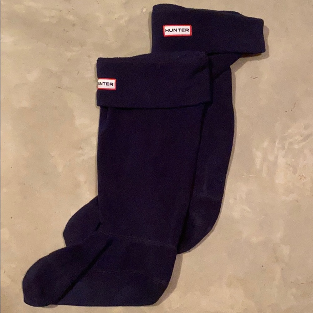 Navy Hunter Tall Boot Socks
